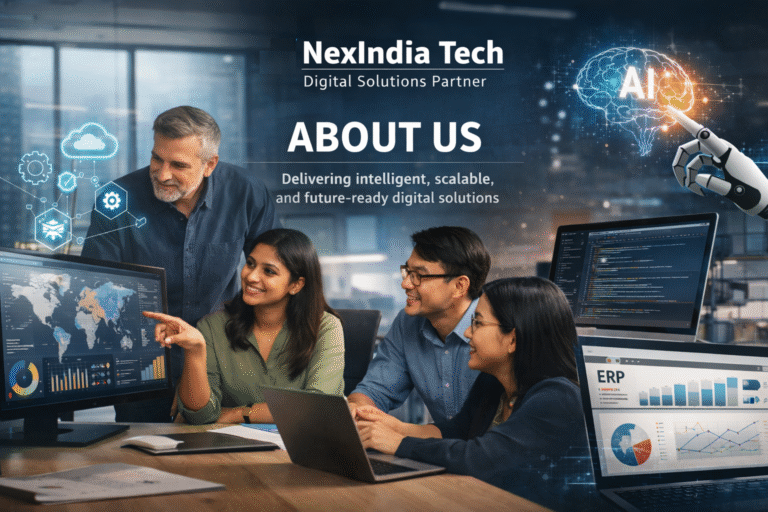 NexIndia Tech delivering intelligent, scalable, and future-ready digital solutions for businesses