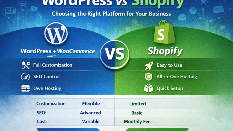 WordPress vs Shopify: Choosing the Right Platform for Your Business