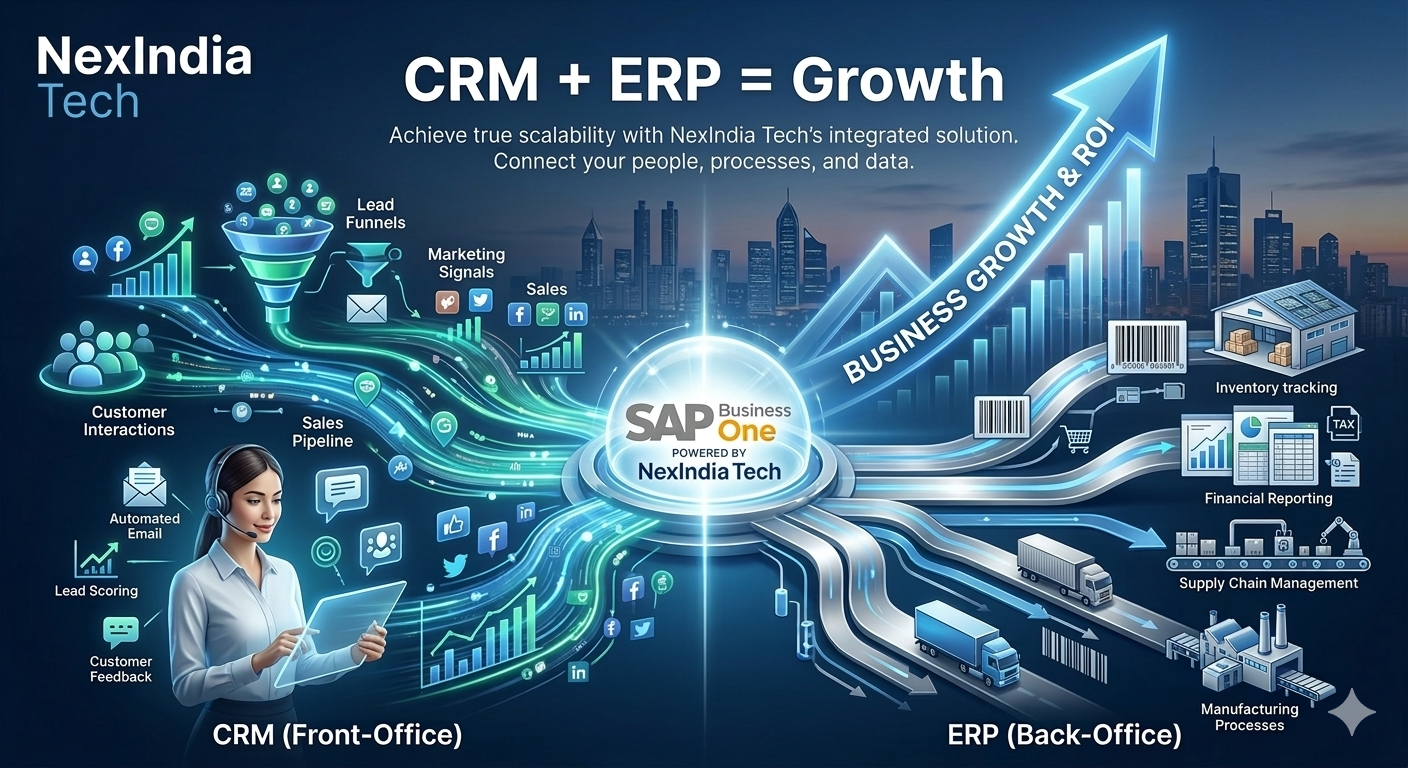 You are currently viewing The Unified Frontier: Why Your Business Needs a CRM+ERP Ecosystem in 2026